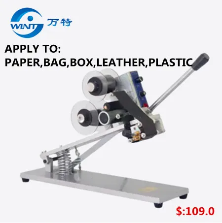 

Good Quality Manual Hot Stamping Coding Printer Machine Coding Printer Machine Date Ribbon Coder