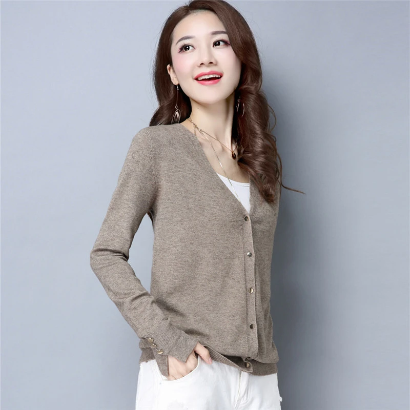 #^Special Price Knitted Cardigan Women 2018 Spring Autumn Long Sleeve V-Neck Womens Sweater Cardigan Female Single Button Short Jacket Coat A168 #^Special Price Knitted Cardigan Women 2018 Spring Autumn Long Sleeve V-Neck Womens Sweater Cardigan Female Single Button Short Jacket Coat A168
