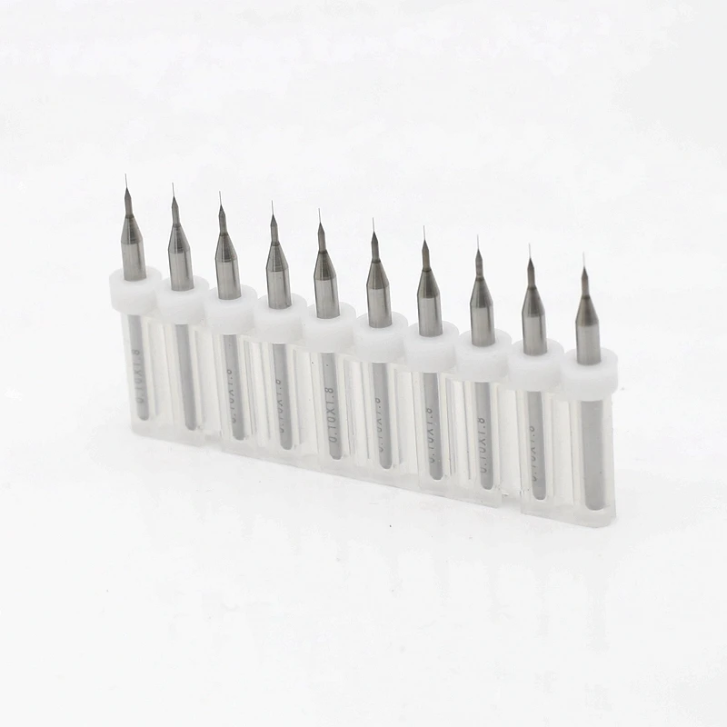 0 1 мм 15 10 шт./компл. вольфрамовый Карбид Dremel PCB Drill Set Electric Metal Router инструменты для
