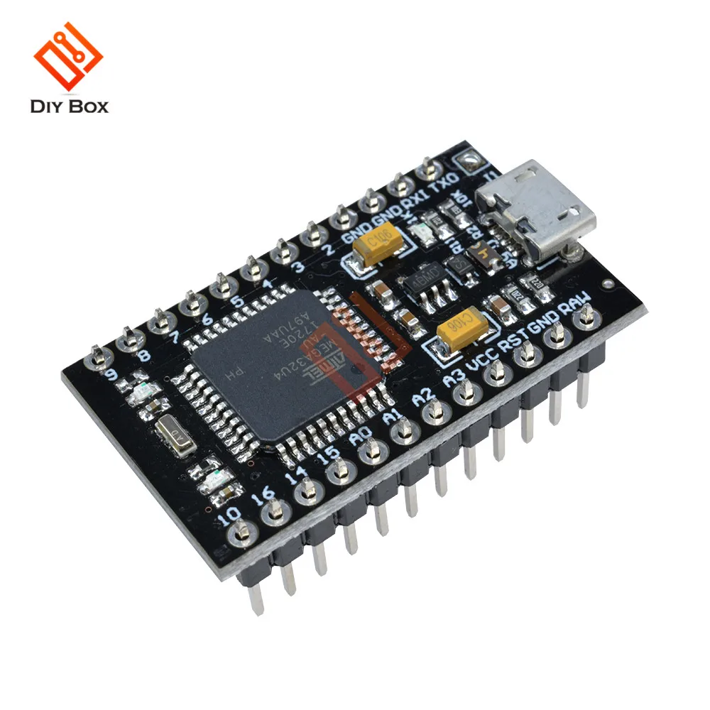 Pro Micro ATmega32U4 ATMEGA32U4-AU 3,3 В 8 МГц модуль USB контроллер Микроконтроллер плата для Arduino Nano с Загрузчиком