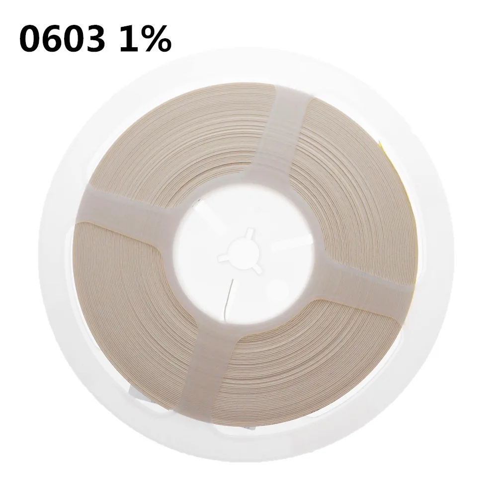 5000 шт./лот 0603 1% SMD резистор 0.01R-0.091R 0.1R-0.91R 0R 1R-9.76R 10R-10M в катушке чип фиксированный |