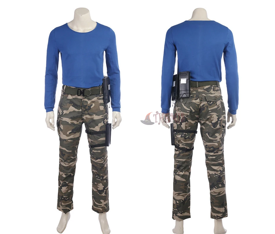 Cosplay&Ware [10]Movie Black Panther Cosplay Costume Camouflage Pants Solider Set Men Full Custom Made High -Cosplay&Ware anime Shop