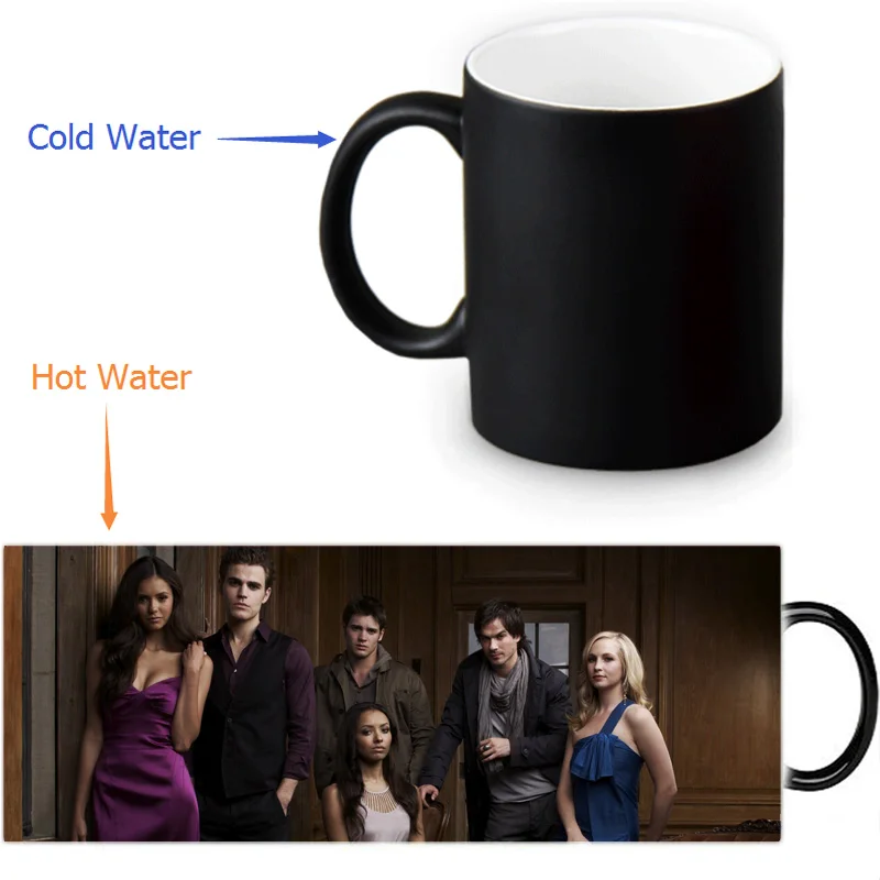 The Vampire Diaries Magic coffee mugs 12 OZ/350ml transforming mug