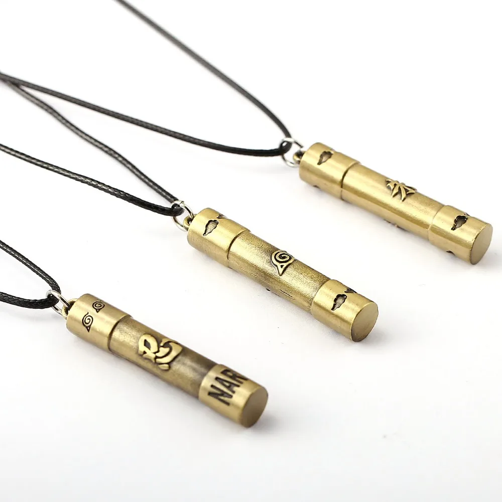 

MS Jewelry NARUTO Choker Necklace Ninja Scroll Pendant Men Women Gift Anime Accessories
