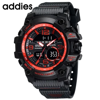 

AIDIS Men Military Watch 30m Waterproof Wristwatch LED Quartz Clock Sport Watch Male relogios masculino Sport S Shock Watch Men