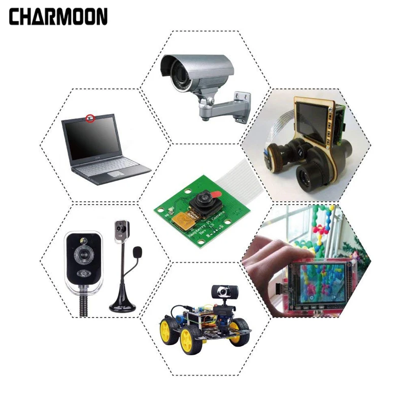 

Raspberry Pi 3 Model B+ Camera Module 1080p 720p for Raspberry pi camera 5MP Webcam Video Camera for Raspberry Pi 2 Model B