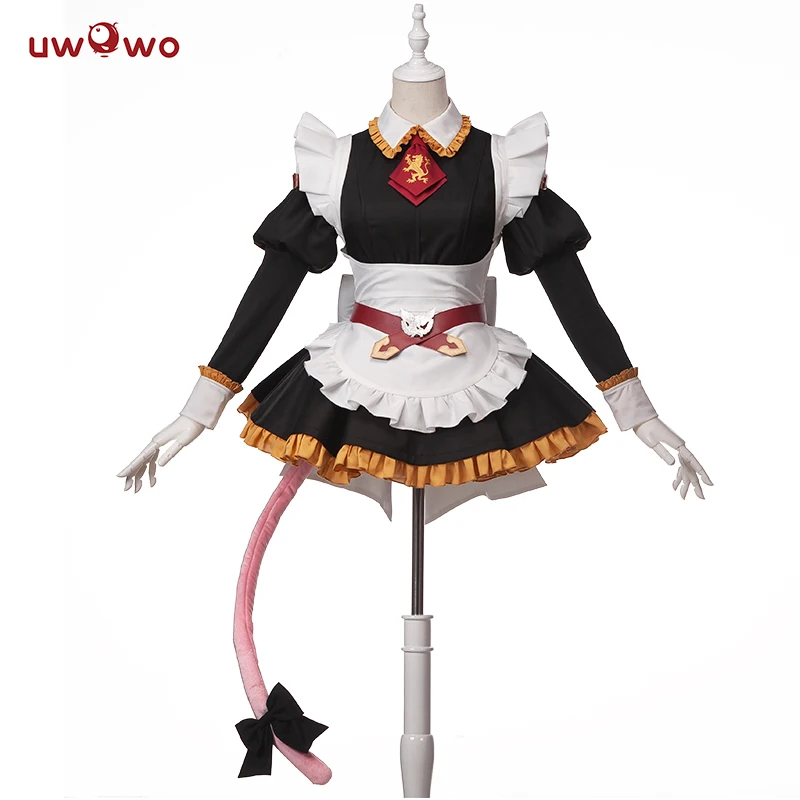 UWOWO аниме Fate/Grand Order Astolfo карнавальный костюм FGO Apocrypha платье горничной униформа для