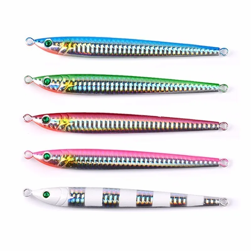 

Artificial 3D Eyes Metal Fishing Lures Sinking Jigging Lead Fish Reflected Sea Fishing Wobbler Hard Baits 14g/21g/28g/80g/100g