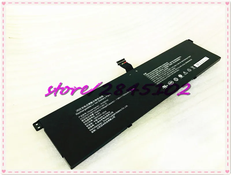 

7.68V 7850mAh 60.2Wh Pro 15.6 R15B01W FOR ML R15B01W,pro 15.6(i5-8250U/8G/256G),Pro GTX, Laptop battery (i7-8550U/8G/256G)