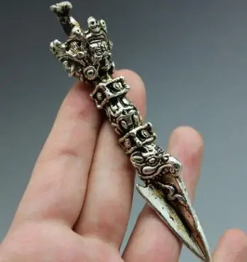 

TibeHandmade Brass Vintage Old Dorje Tibetan Dorje Tibetan horse Pluto handmade old copper Vajra JiangMo pendant pendant folk