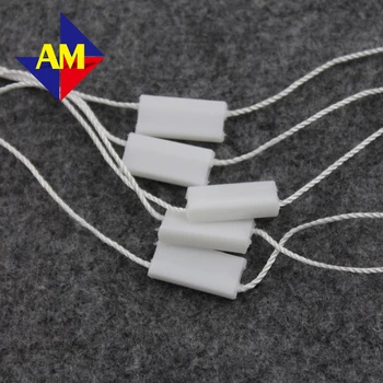 

Free Shipping Wholesale/retailed 27cm seal lock cords for clothing hang Tag with blank/ string buckle/string seal/tag ropes