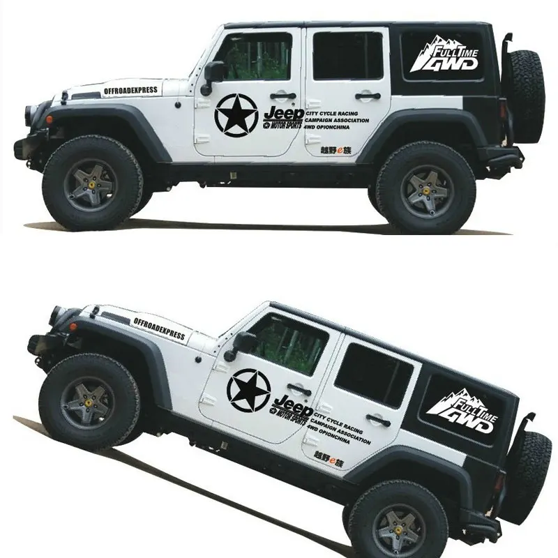 

car body decorative sticker SUV off road vehicle personality decorative sticker Suitable for toyota RAV4