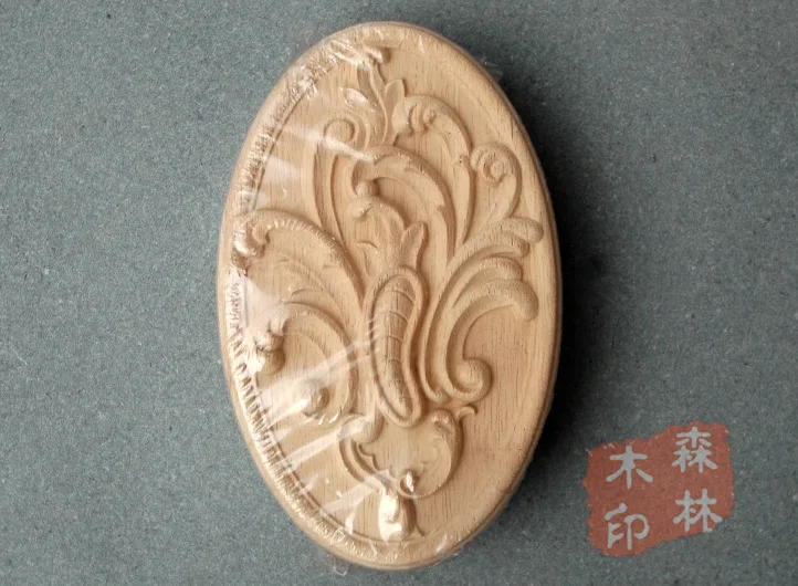 

Антикварная мебель дерево dongyang, резьба по дереву, овальная нашивка, деревянные стружки в китайском стиле, аппликация для мебели из массива дерева