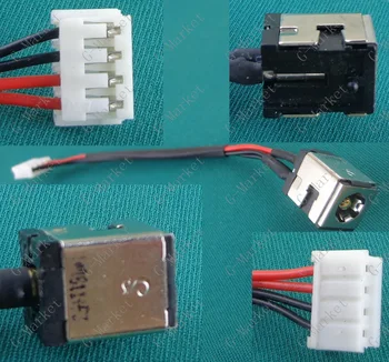 

1pcs/lot DC Power Jack Port with Cable for Asus K40IN K40AB K401N K50IN K50AB K50IJ K51IO K60 K70 etc Laptop DC Socket Connector