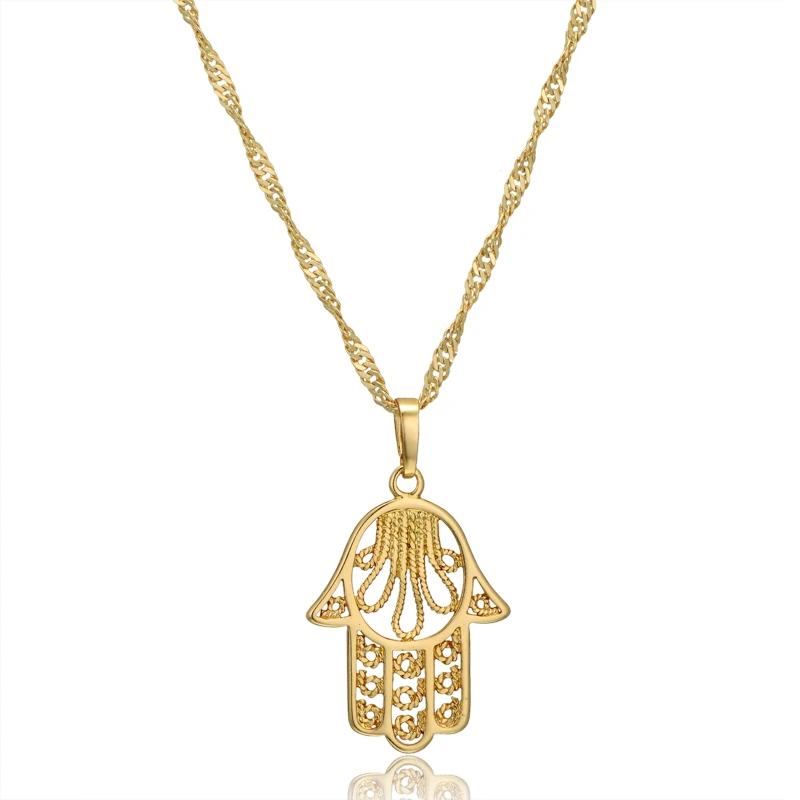 Filigree Charm Hamsa Hand Of Fatima 