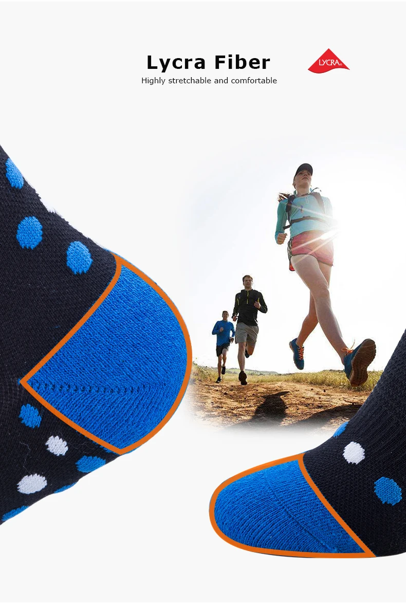 AONIJIE E4092 Outdoor Sports Running Athletic Performance Tab Training Cushion Quarter Compression Socks Heel Shield Cycling