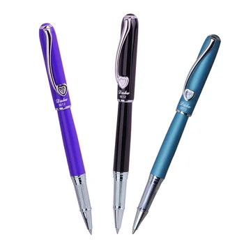 

Duke Heart Clip Rollerball Pen Smooth Writing 0.5mm Black Ink Metal Gift Pens for Women with Original Box Office Supplies