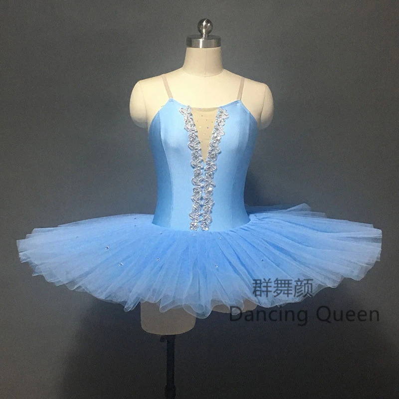 

Pale Blue Pre-professional ballet tutu for Adult & girls performance Ballet Costumes for ballerina Pancake platter tutus Bll0018