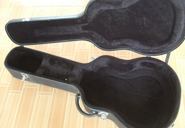 Cheap acoustic guitar Black Hard case portable hardcase Not sold separately