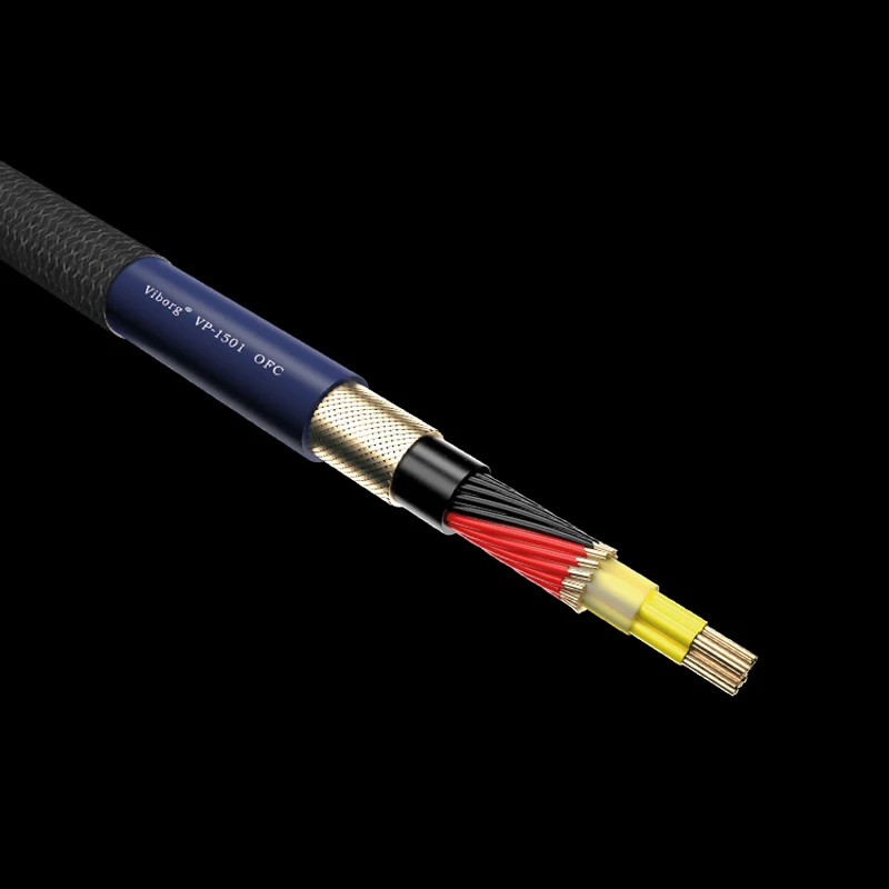 VP1501 1 м динамик кабель питания DIY Аудио OFC проводник 100% Медь экранирование|cable