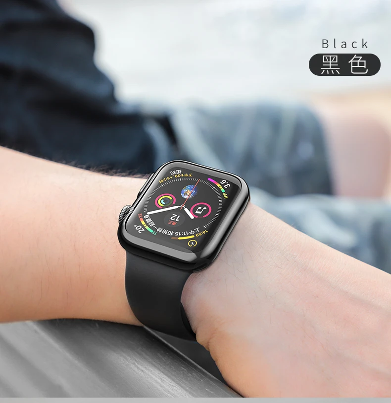 HOCO силиконовый защитный чехол для Apple Watch 4/5 чехол 44 мм 40 мм iWatch серия 4 серия 5 чехол ТПУ резиновый мягкий защитный чехол