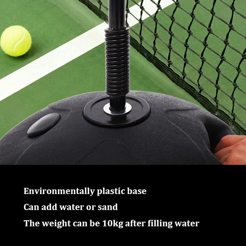  Black Plastic Tennis Ball Machine Upgrade Portable Tenis Trainer Professional Self-study Accessorie
