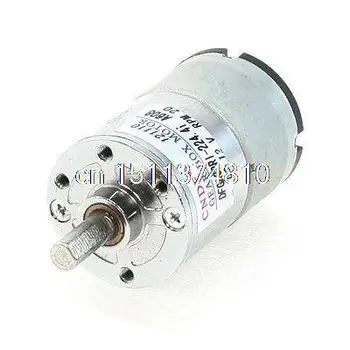 

32mm Body Dia Two Terminals Micro Electric Gear Motor 12V DC 20RPM