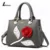 Mensajero hermosa Bolsas para señoras Bolsos Mujer mujer pu cuero mano Bolsas caqui Bolsos de hombro femenino marea clásico totalizador Bolsas