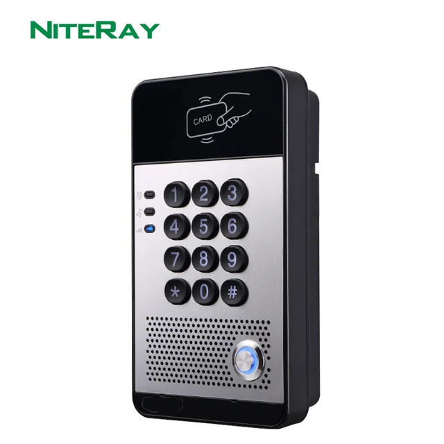 $165.60 NiteRay Q506 SIP Door Phone Access Control Door Intercom Waterproof IP65 Support PoE