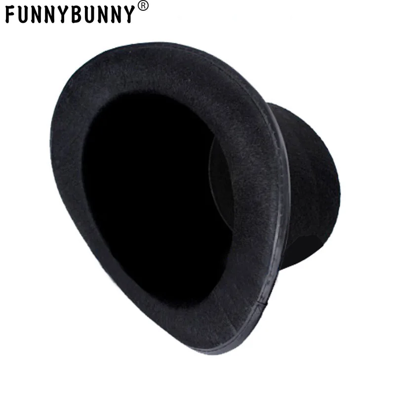 

FUNNYBUNNY Funny Party Hats Black Felt Top Costume Hat by