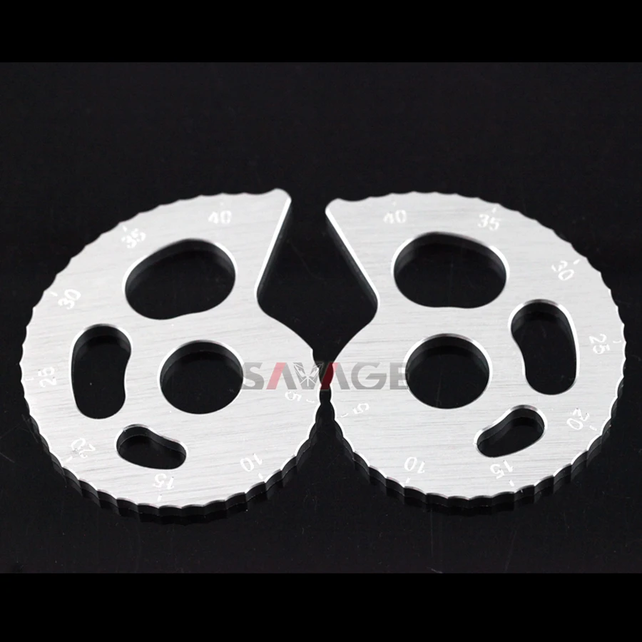 

For HONDA CRF230L CRM250AR XLR250 XR250R XR250L Motorcycle Accessories CNC Aluminum Chain Adjuster with scale Silver
