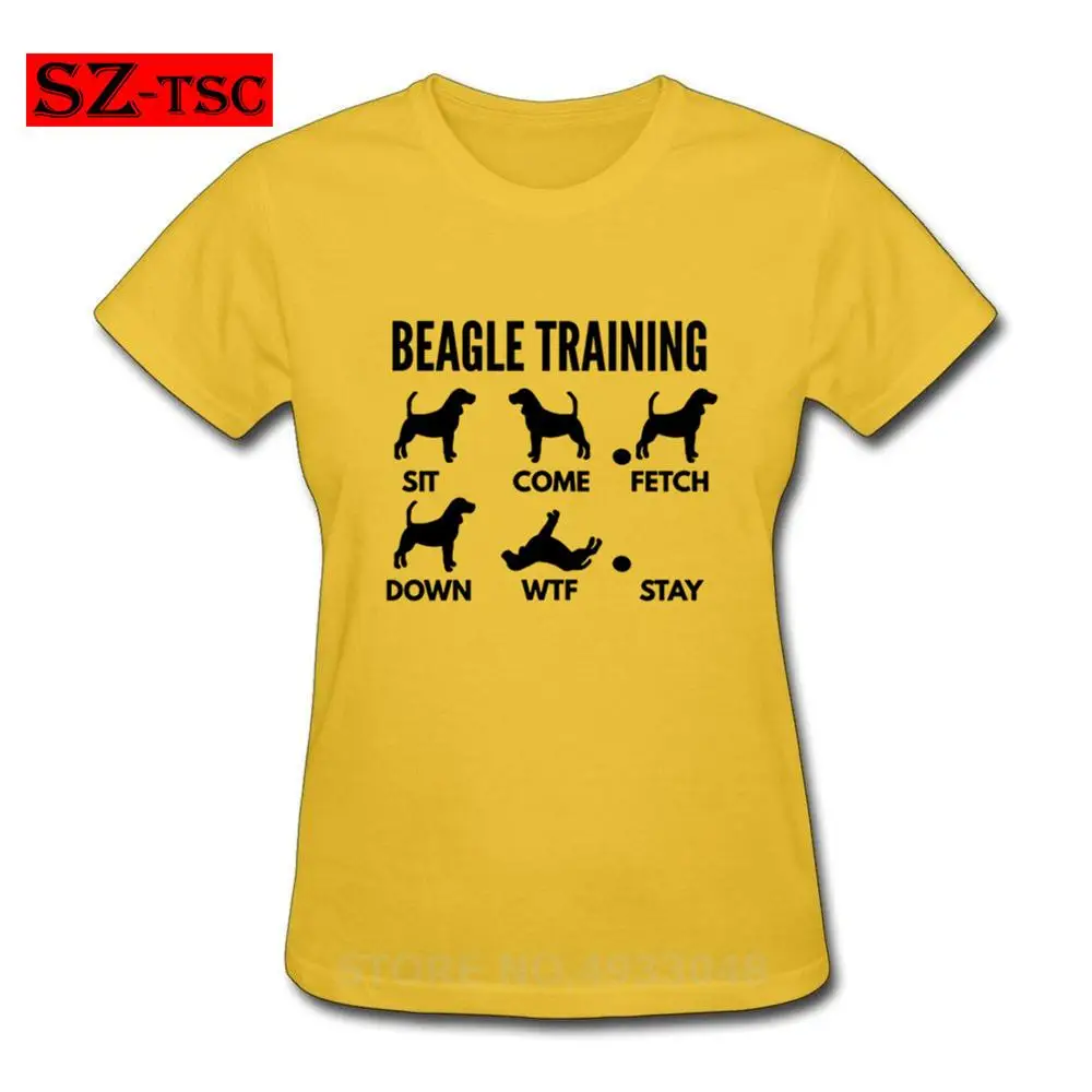 Тренировочная футболка Beagle, новая модная одежда для женщин, летние топы с рисунком Beagle Tricks, футболка с принтом, Harajuku, уличная одежда - Цвет: 2