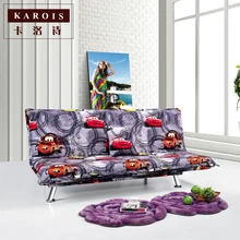 Простой современный двойной слой толщины Многофункциональный складной диван-кровать, съемный моющийся