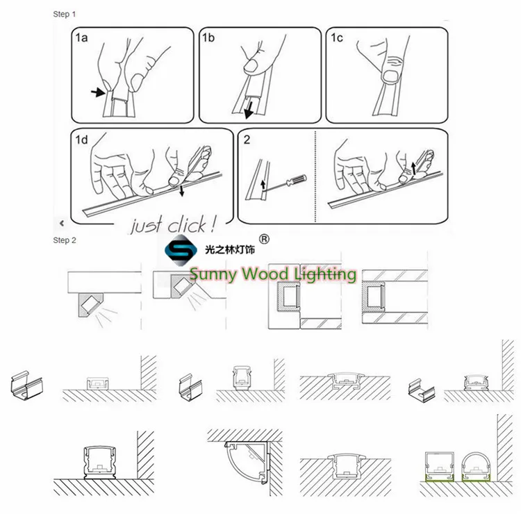 Perfil de Alumínio para a Fila Polegada 1 10 30 Pçs e lote 40 m Longo W30 H16mm Ultra Slim Levou Dupla 27mm Led Strip Bar Linear Luz Habitação 7 Cheap led aluminium profile
