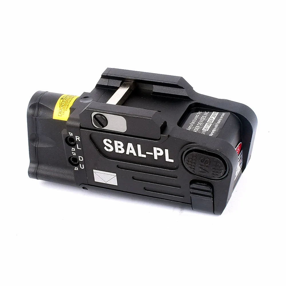 Тактический CNC готовая SBAL PL оружие Свет фонарик комбо красный лазерный пистолет