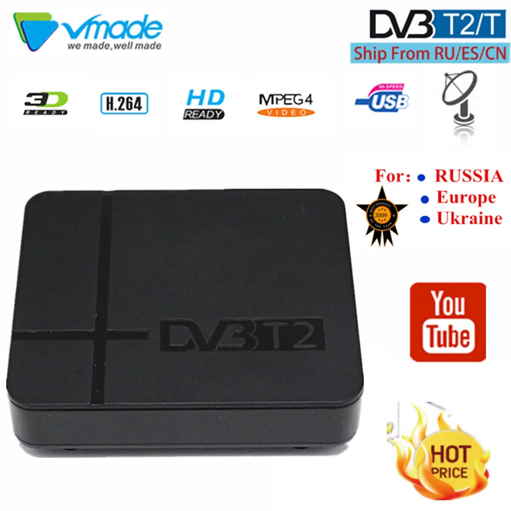 

DVB T/T2 high digital TV Tuner H.264 MPEG 2/4 terrestrial tv receiver support youtube megogo dvb t2 k2 full HD 1080P DVB TV BOX