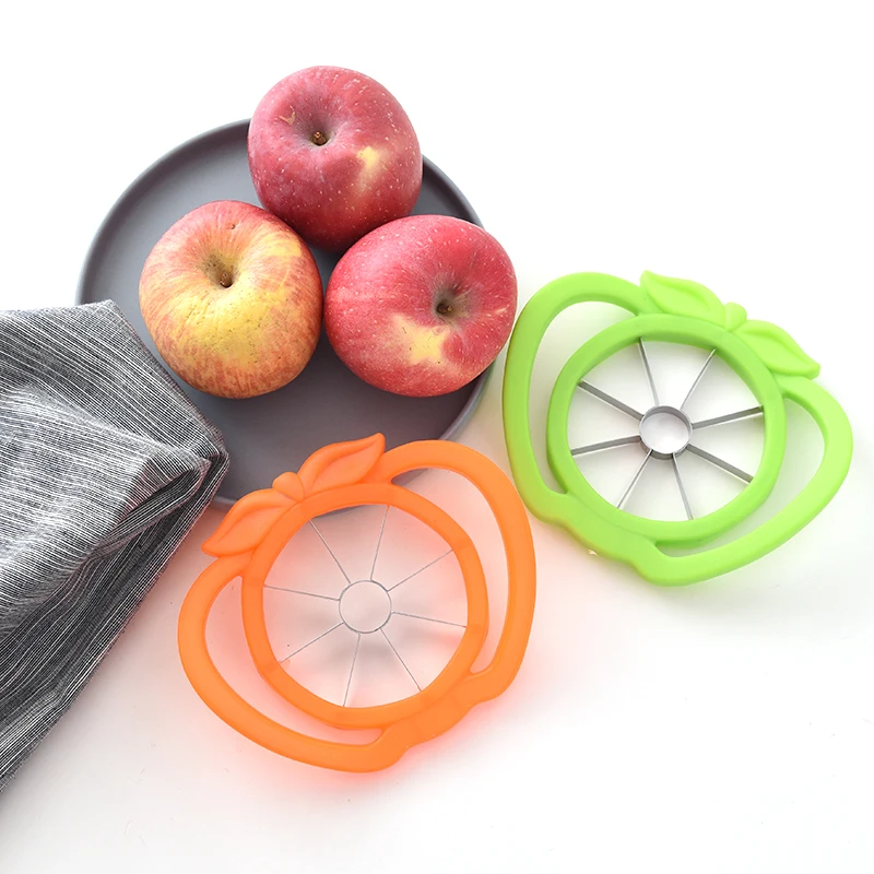 Apple Cutter Slicer Stainless Steel Corer Cutter Remover Pear Divider Fruit Vegetable Tools Kitchen Accessories Cut Pee