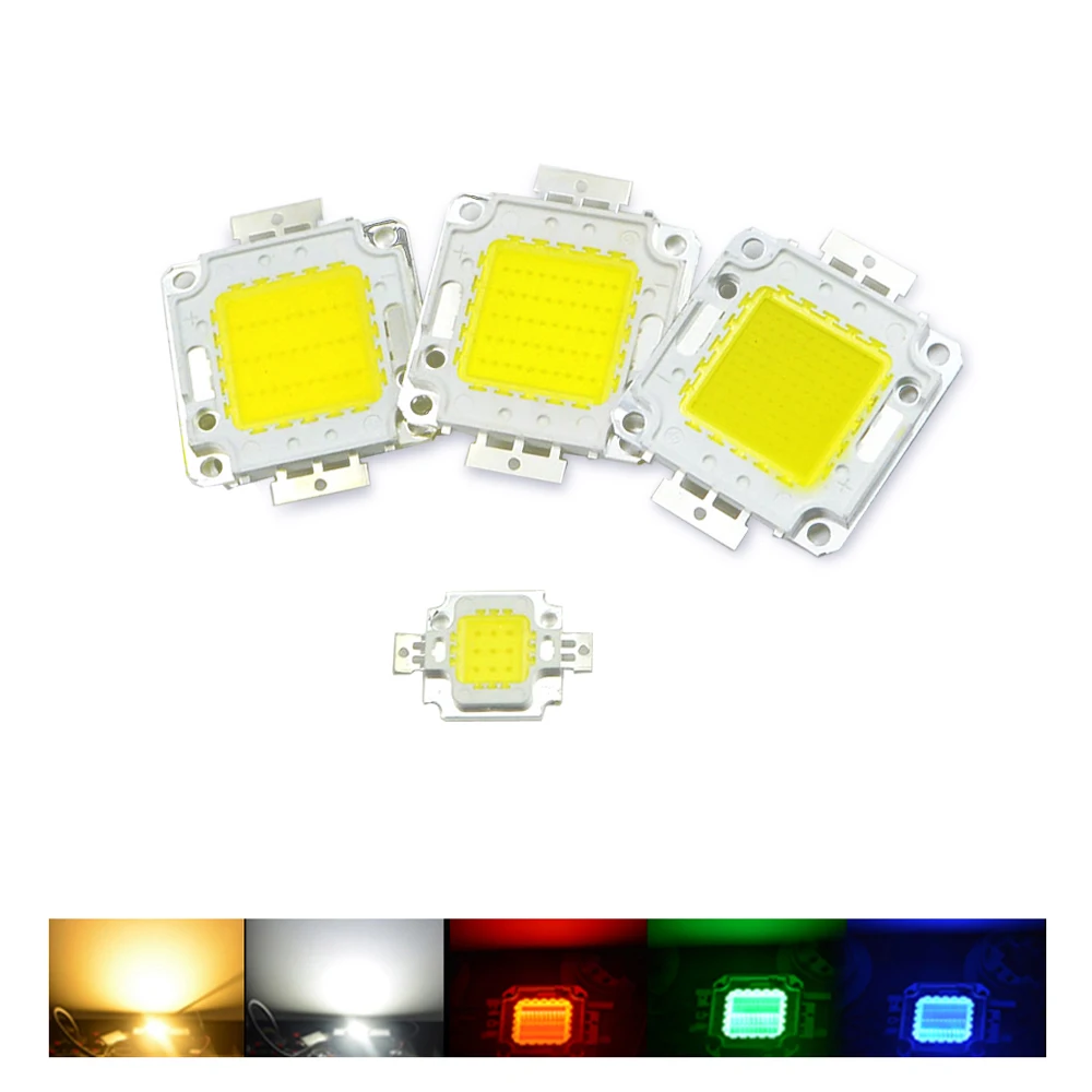 10 Вт 20 30 50 100 RGB светодиодный светильник COB встроенные диоды лампа чип для
