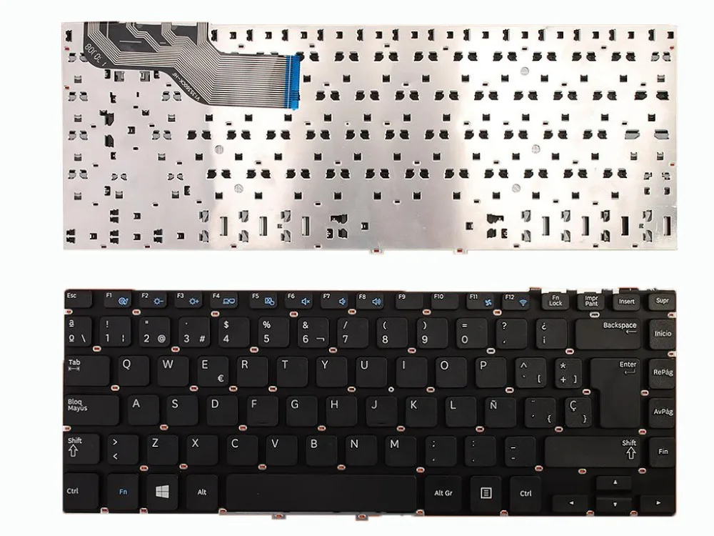 

New SP Laptop Keyboard For SAMSUNG NP275E4E NP270E4E BLACK WIN8 Repair Notebook Replacement keyboards