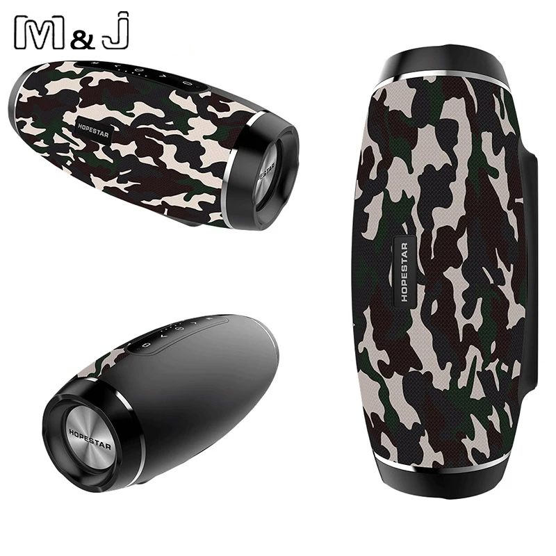 

M&J H27 10W Bluetooth Wireless Speaker Waterproof Column Box Subwoofer Stereo Portable Sound Speakers Support TF AUX For Phone