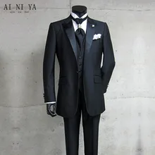 Mens Western Suits And Get Free Shipping On Aliexpress 2018 Custom Made High Quality Groom Suit Three Piece Men S Suits Western Wedding Tuxedos