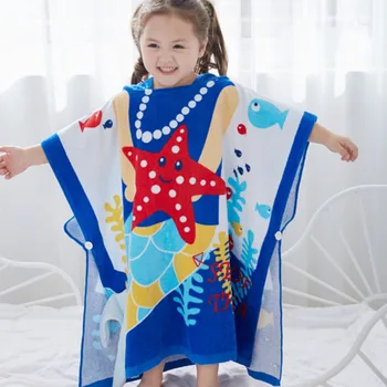 

Baby Cotton Bathrobe Hooded Animal Cartoon Cute Infant Towel Pajamas Coral Boys Girls Bath Robe Toddler Blanket Sleepwear Robes