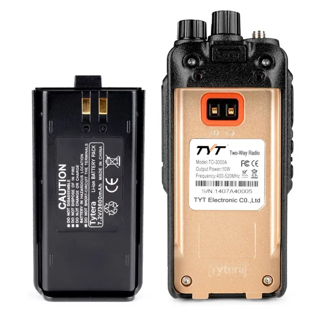 TYT TC 3000A Portable Two Way Radio UHF 400 520MHz Handheld Walkie Talkie 10W High Power 4