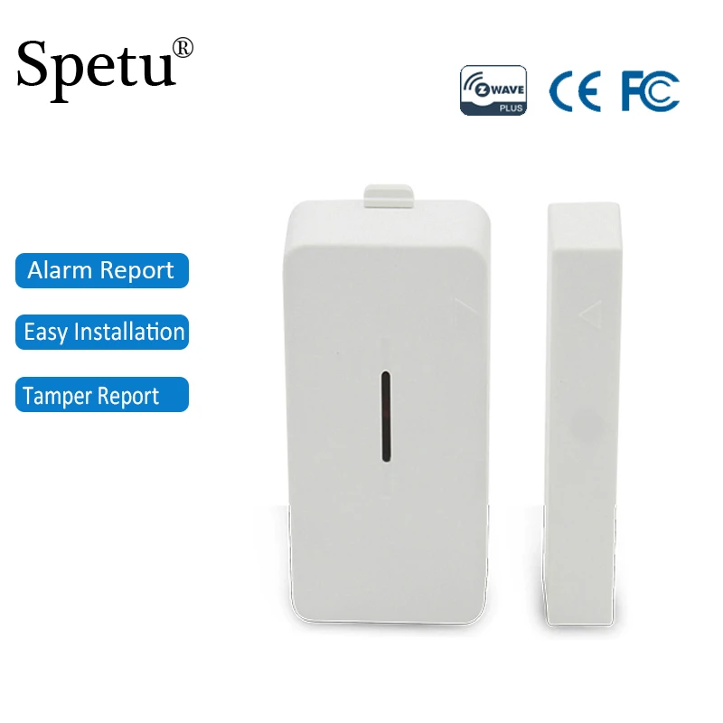 Датчик сигнализации для двери speedu Z Wave Plus Магнитный переключатель ZWave умный дом