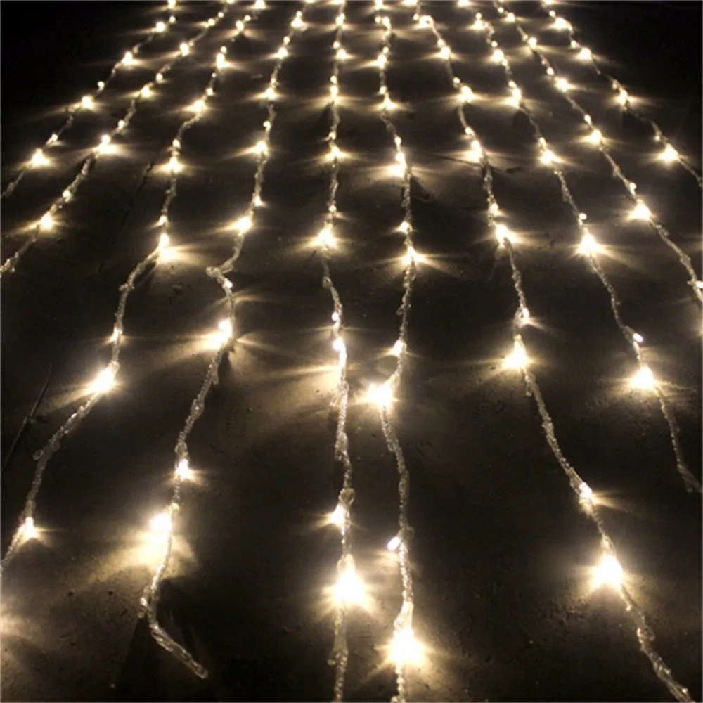 360 LED Lighting Strings Curtain Fairy Light Waterfall Indoor/Outdoor Wedding White/Warm White Super Deal! Inventory Clearance