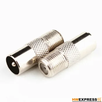 

Metric Big 50 Pcs RF Coax F Female to PAL Male Connector TV Antenna Connector
