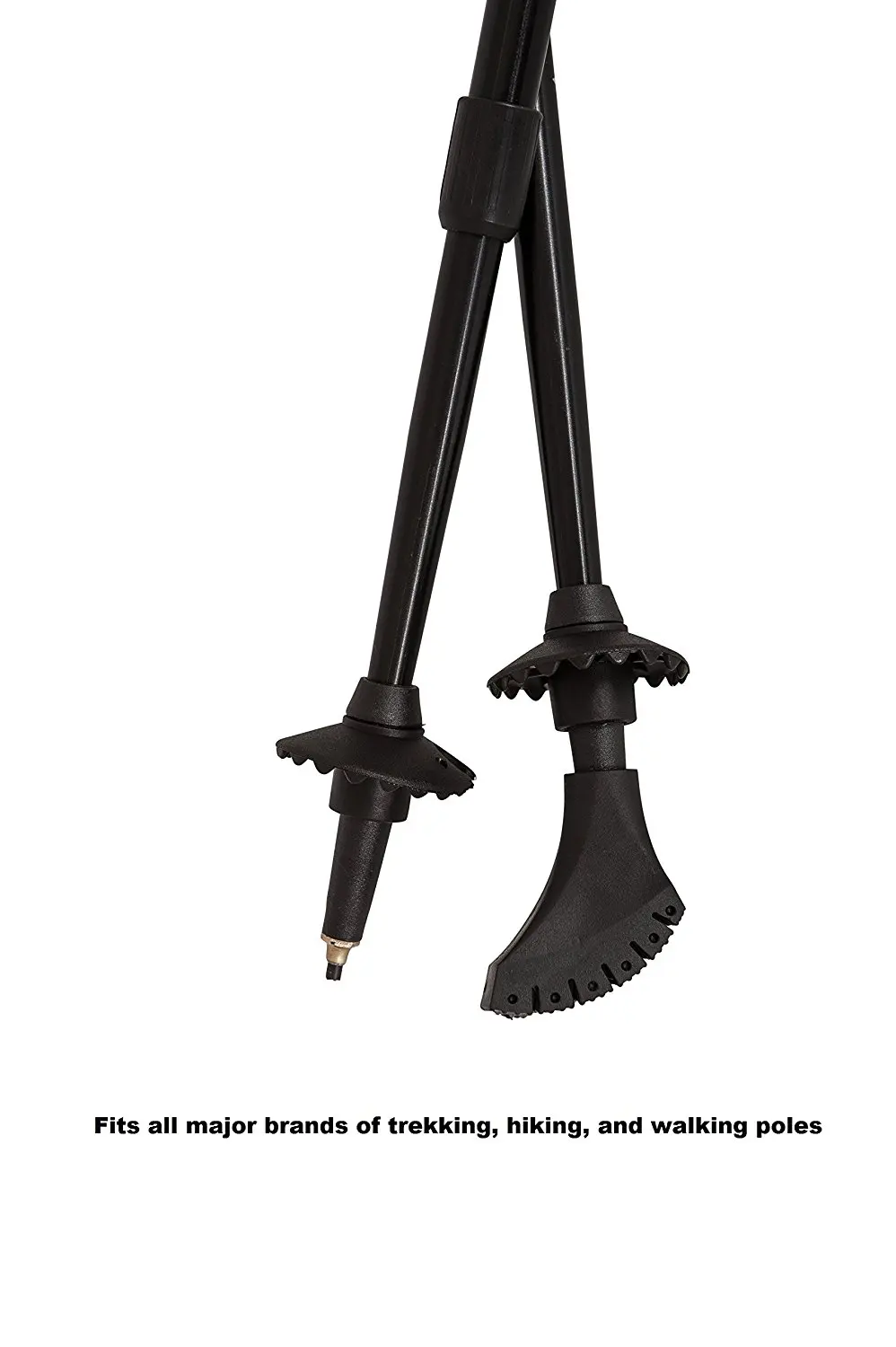 10 punids s Anti-deslizamiento palos Tip Pole Trekking Protectors reemplazo puntas de goma Walking Bass Alpenstock Accesorios
