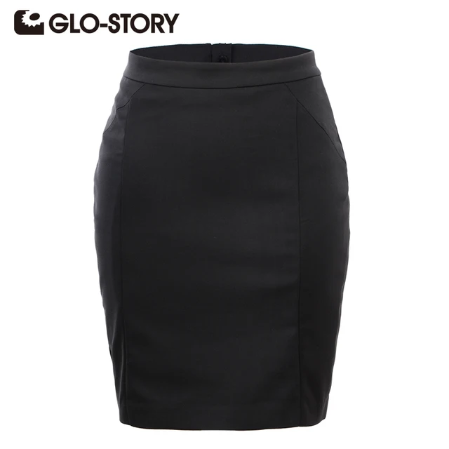 Glo Story Women Skirts Casual Short Designer 2018 New Arrivals Glo Story Women Skirts Casual Short Designer 2018 New Arrivals Summer Skirt Blackdark Blueed Office