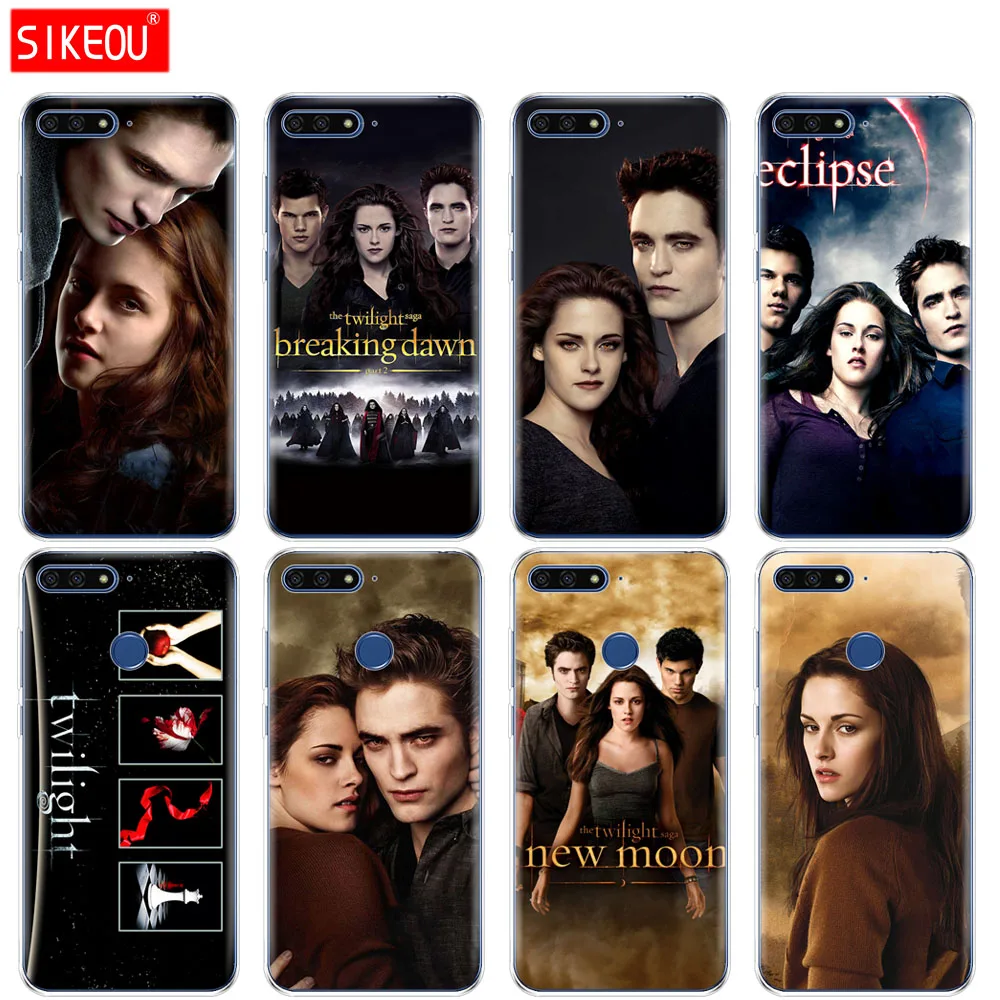 

Silicone Cover Phone Case For Huawei Honor 7A PRO 7C Y5 Y6 Y7 Y9 2017 2018 Prime Twilight Saga Breaking Dawn 2