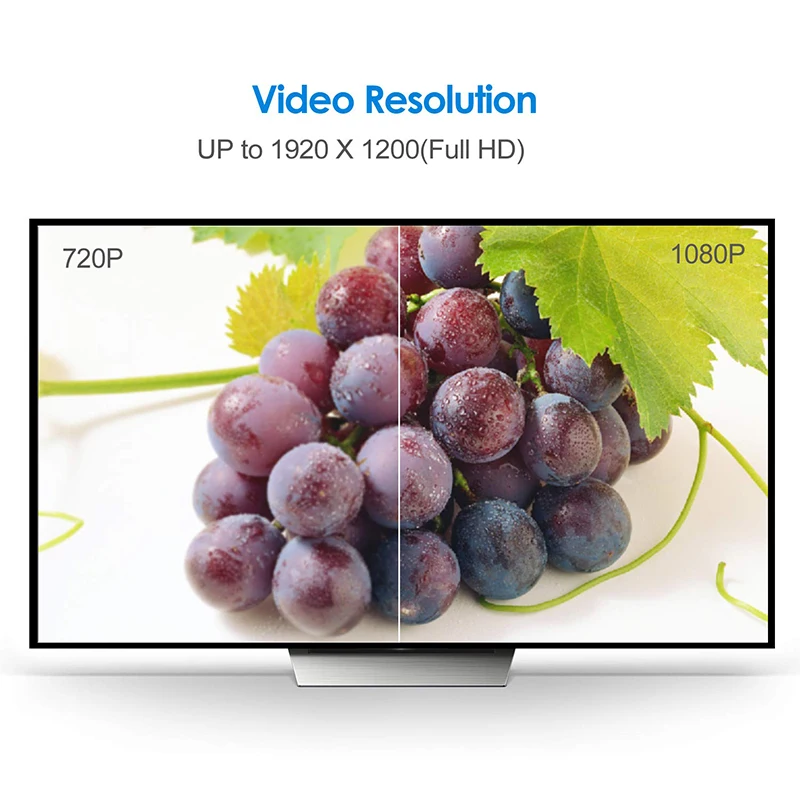 Переходник Rovtop Z2 с HDMI на VGA папа мама 1080P|Кабели VGA| |